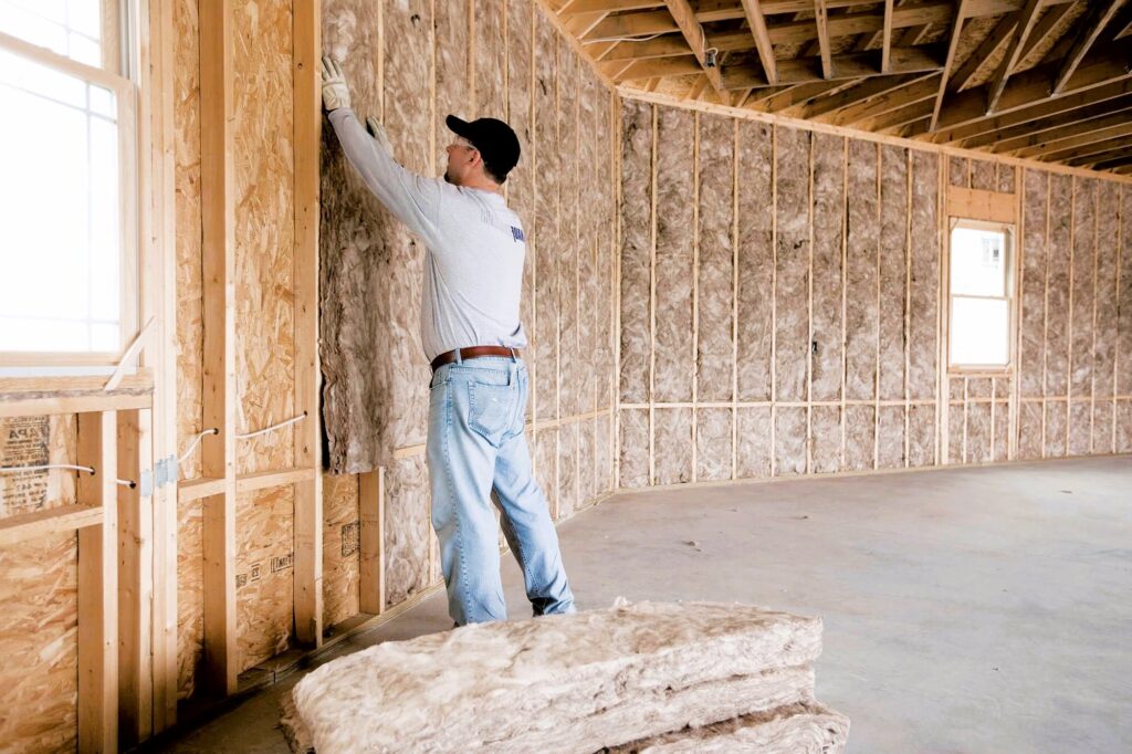 Wood paneling inside